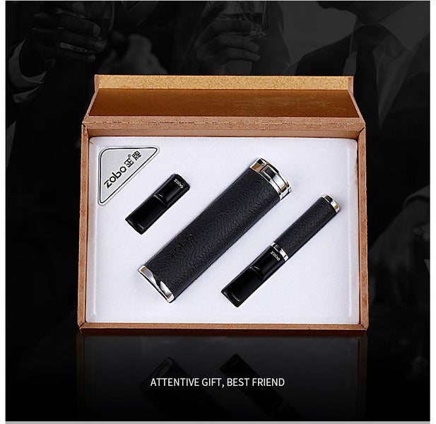 NEW Zobo Genuine Leather Filter Cigarette Holder Reusable64258438540034111