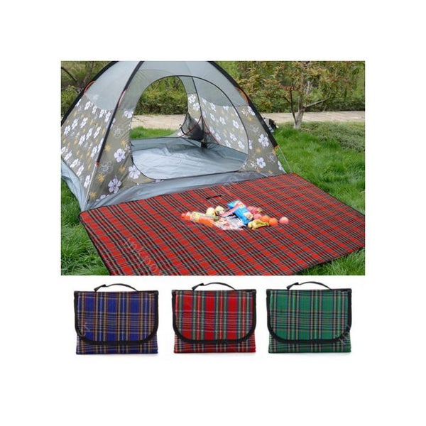 XL Large Picnic Blanket Family Camping Rug Folding Travel Beach Mat Carousel 1