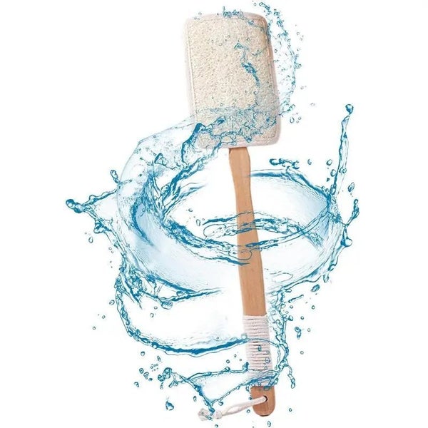 PTN NEW Dry Brushing Body Brush with Non-Slip Sucker Scrub Long Handle Carousel 4