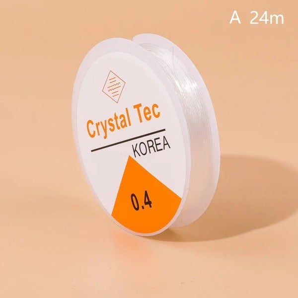 0.4-1mm Elastic Beading Cord String Crystal Line Thread Jewelry Making Carousel 1