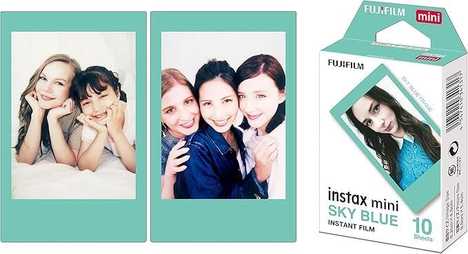 Instax Fujifilm Mini Film, Blue 10 Pack Carousel 2