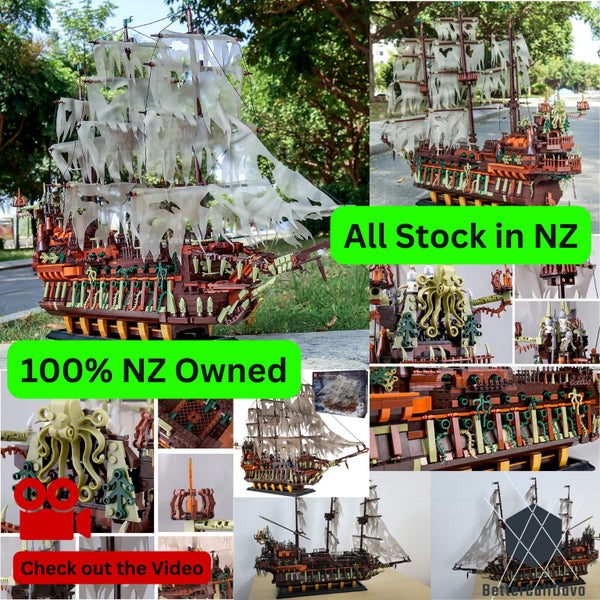 The Flying Dutchman Pirate Ship - 4364 pieces - MouldKing: 13197 Carousel 1