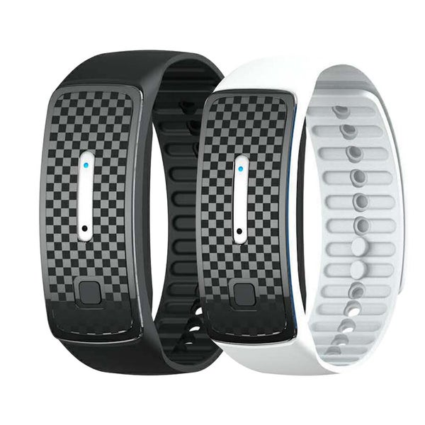 2PCS Ultrasonic Electronic Mosquito Repellent Bracelet Anti Mosquito Wrist Band Carousel 2