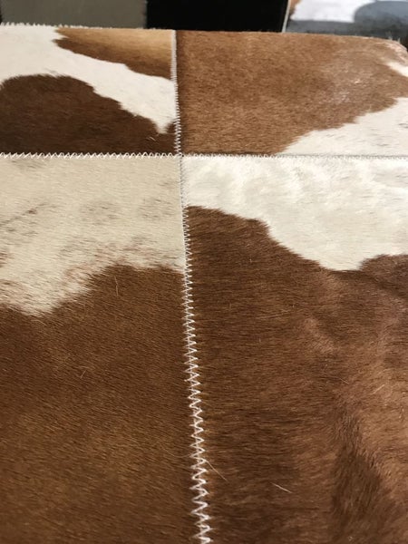 Cowhide ottoman Carousel 2
