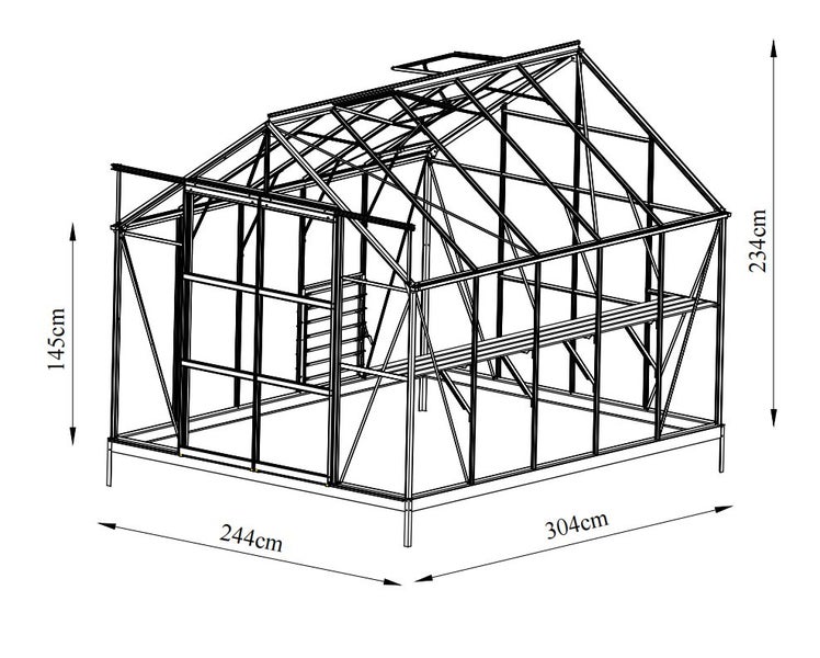 Fairway Glasshouse 8x10ft62933737766785111