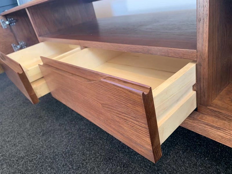 Christmas Sale 10% Off Brand New Solid Oak1.5MTV Cabinet Entertainment Unit Carousel 9