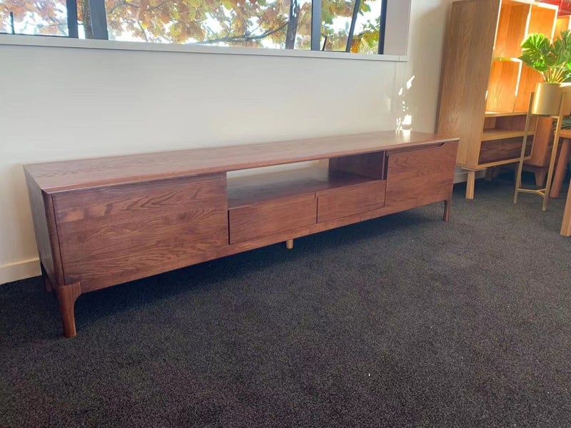 Christmas Sale 10% Off Brand New Solid Oak1.5MTV Cabinet Entertainment Unit Carousel 2