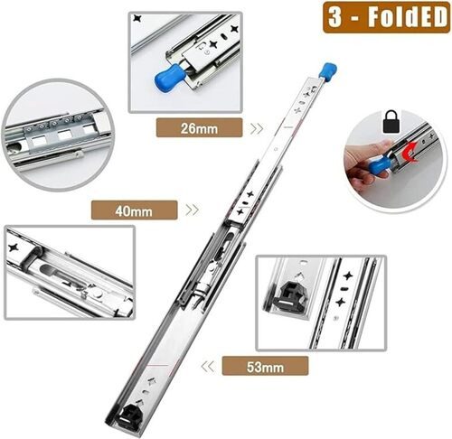1000mm Drawer Slides Runner Carousel 2