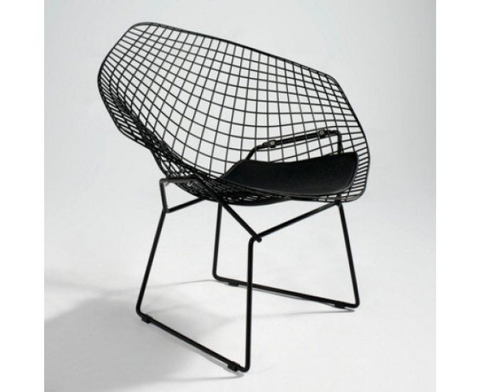 Wire Diamond Chair-Black Carousel 1