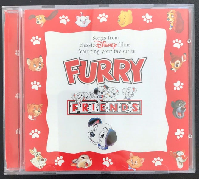 Disney's Furry Friends cd. Film songs sung by Disney's animated creatures. Rare. Carousel 1