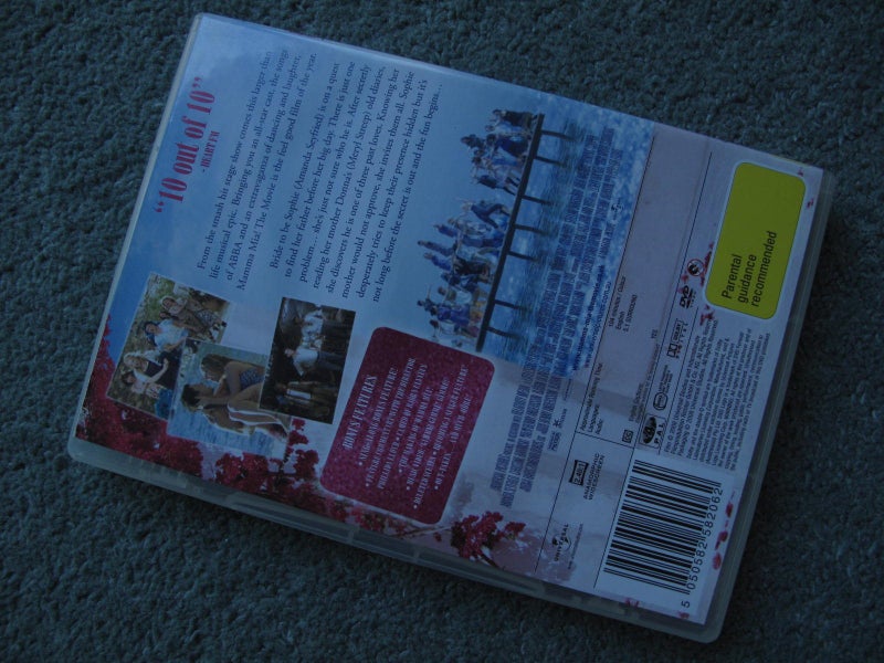 Mamma Mia (Meryl Streep / Amanda Seyfried) The Movie - DVD :) Carousel 2