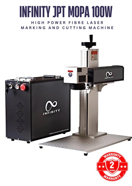INFINITY Laser 100W JPT MOPA fiber laser marking machine Auto Carousel 1
