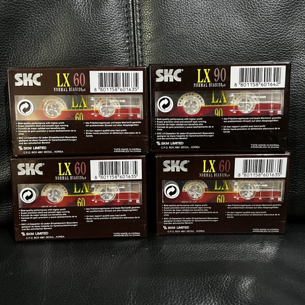 3 x SKC 60 MINUTE TAPES, 1 x SKC 90 MINUTE TAPE Carousel 2