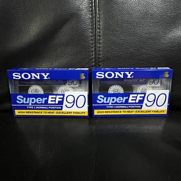 2 x SONY 90 MINUTE TAPES Carousel 1