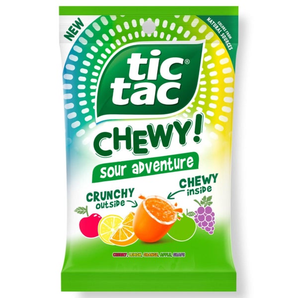 Tic Tac Chewy Sour Adventure 80g Carousel 1