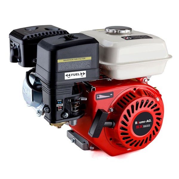 6.5hp Petrol Stationary Engine Motor 4-stroke Ohv Horizontal Shaft Recoil Start Carousel 1