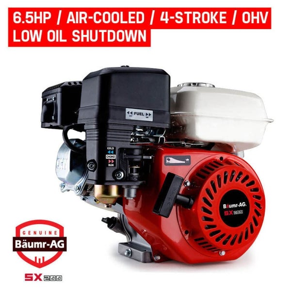 6.5hp Petrol Stationary Engine Motor 4-stroke Ohv Horizontal Shaft Recoil Start Carousel 2