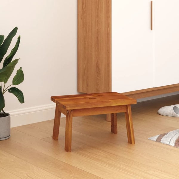 Step Stool 38x26x22 Cm Solid Wood Acacia Optttx Carousel 1