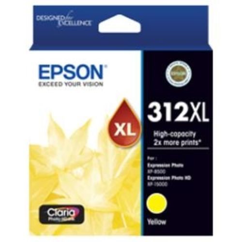 Epson Claria Photo HD 312XL Ink Cartridge - Yellow - Inkjet - High Yield Carousel 1
