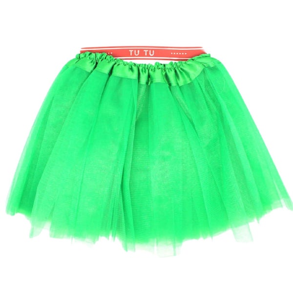 2x Tulle Ballerina Tutu Small, 3-Layer Children s Costume Skirt - Yellow & Gr... Carousel 3