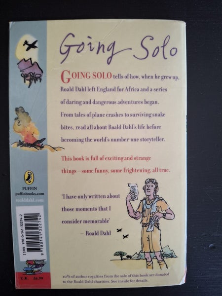 Going Solo by Roald Dahl Carousel 2