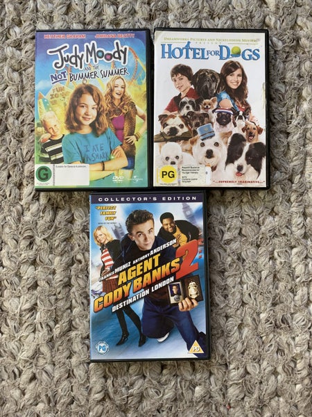 3 x DVDs - Judy Moody, Agent Cody Banks, Hotel for Dogs64836630294019110