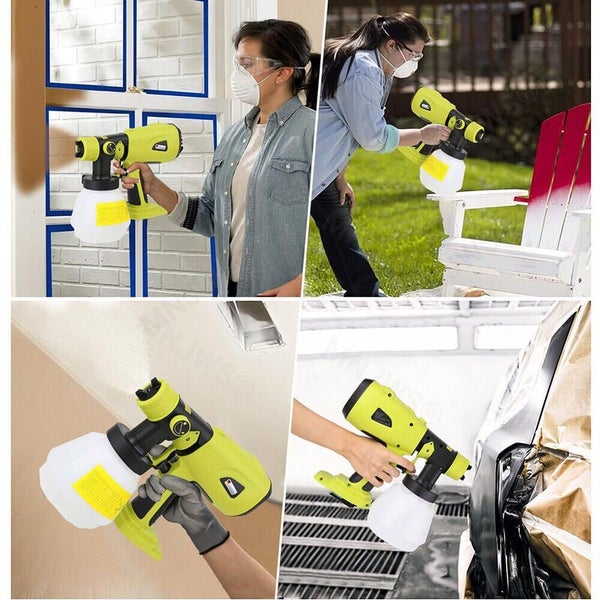 Cordless Spray Gun Paint Sprayer For Ryobi Battery Carousel 11