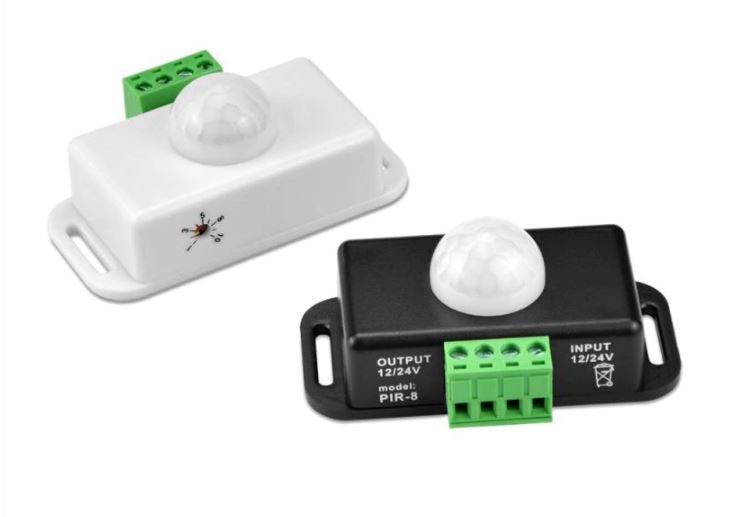 Motion Detector PIR 11 - 26 V for LED lights Solar, camper, bach Carousel 8