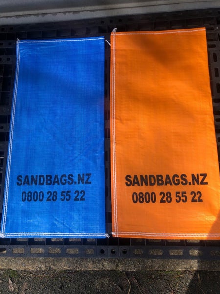 50 x Heavy DUTY ROADING SACKS - IN STOCK!! - ORANGE PPE Bag 370mm x 800mm Carousel 2