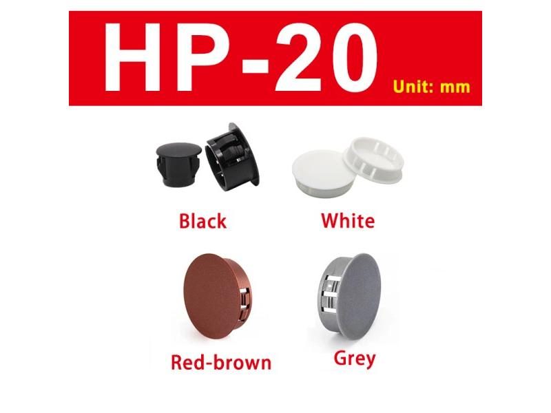 10pcs Black White Plastic Plugs For Cabinet Furniture Holes Carousel 1