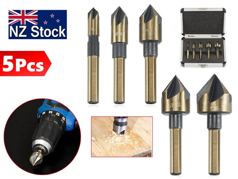 PTN New Countersink Drill Bit Set 5 Piece Sale Sale Carousel 1