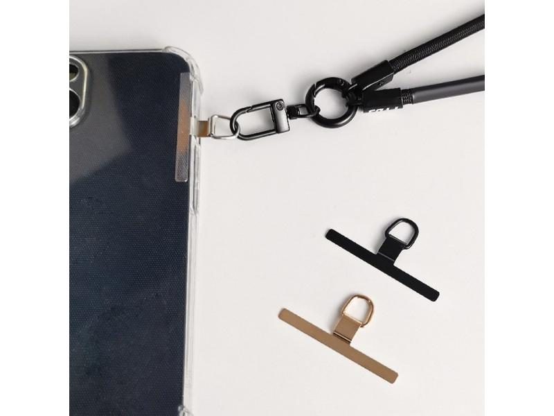 4/1PCS Ultra-thin Stainless Steel Phone Tether Patch Gasket Cellphone Strap Carousel 1