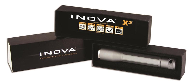 Nite Ize Inova X2 Dual Mode Flashlight in Gift Box (Titanium) Carousel 1