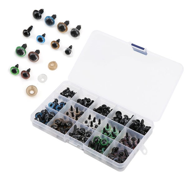 toy eyes toy plastic eyes plastic eyes 264pcs Toy Plastic Eyes Multiple Colour Carousel 1