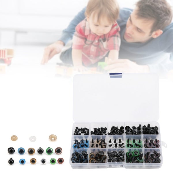 toy eyes toy plastic eyes plastic eyes 264pcs Toy Plastic Eyes Multiple Colour Carousel 2