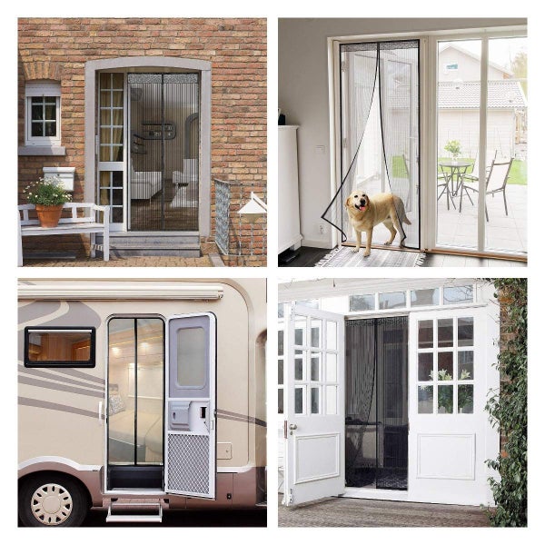 PTN NEW Magnetic Mesh Fly Screen Sale Sale Sale Carousel 9