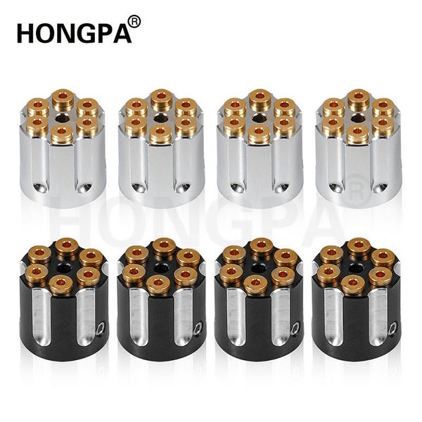 Motorcycle Head Bolt Caps Engine Topper Cover Screw Cap Spark Plug 4pc HP-S=A020 Carousel 1
