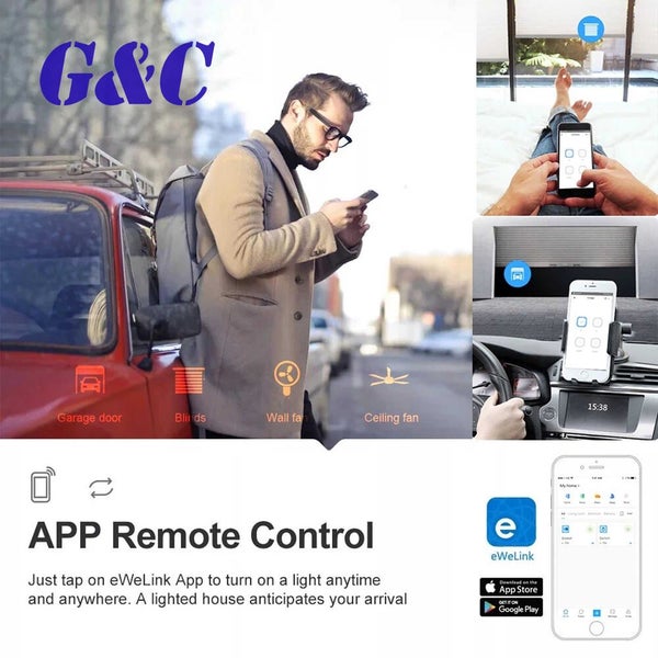 eWeLink APP Wifi Wireless Remote Control Switch RF 4CH Relay Alexa Google Home Carousel 2