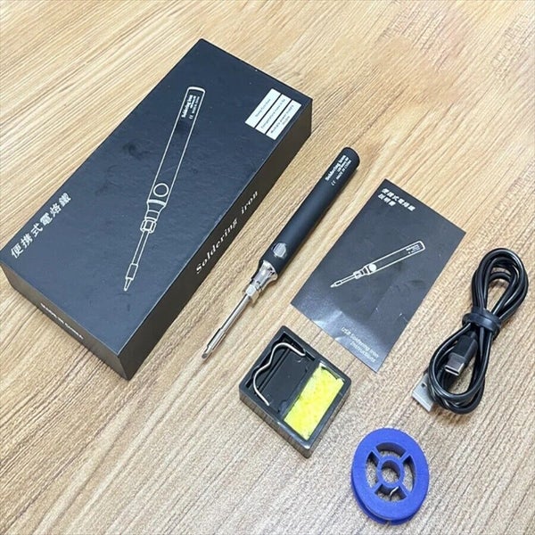 USB Soldering Iron Kit Cordless Rechargeable Solder Pen For Jewelry Craft DIY Carousel 2