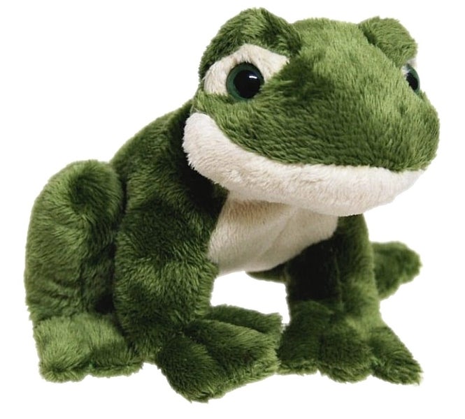 ~ ~FROG soft toy with sound croaking by ELKA 12cms Plush BNWT~ ~ Carousel 1