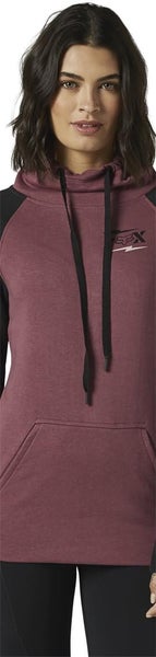 FOX WOMENS CLEAN UP PULLOVER FLEECE HOODY [PURPLE HAZE] XS Carousel 2
