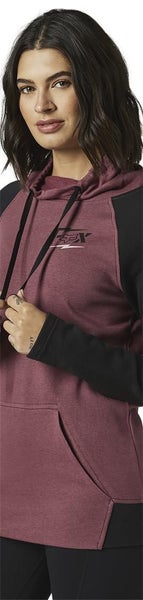 FOX WOMENS CLEAN UP PULLOVER FLEECE HOODY [PURPLE HAZE] XS Carousel 4