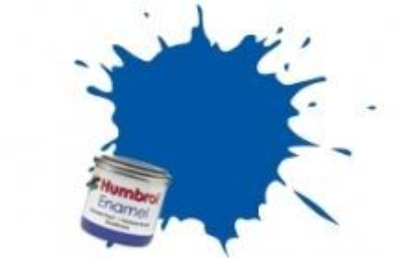 Enamel Paint - Humbrol Metallic Moonlight Blue (Set of 6) Carousel 1