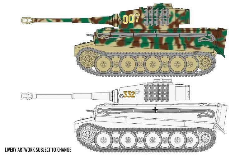 Airfix Kit Model - Tiger 1 1:72 Carousel 3