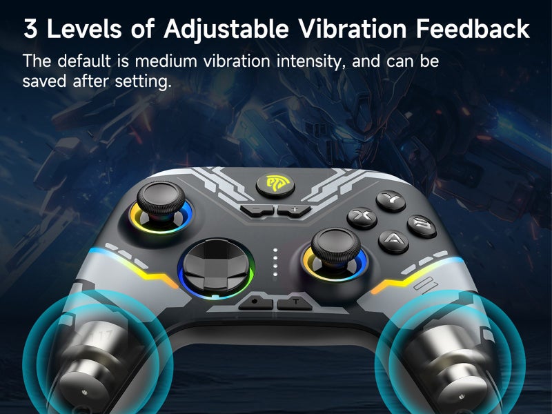EasySMX X15 PC Controller Wireless Bluetooth Controller for PC Android Black Carousel 2