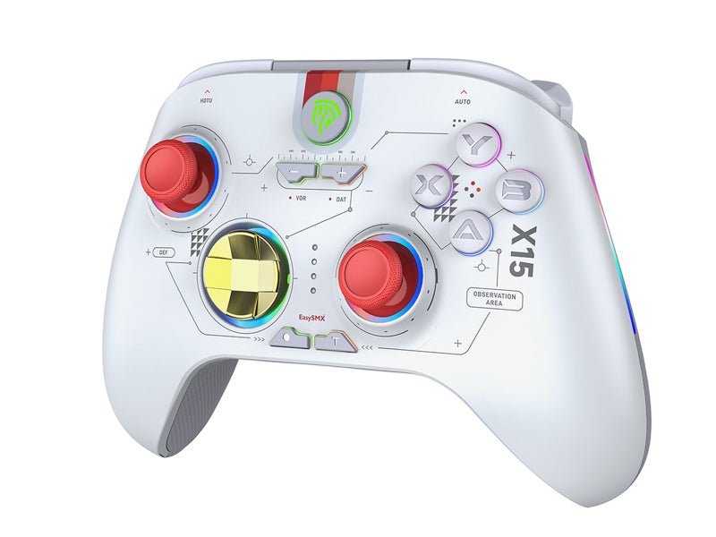 EasySMX X15 PC Controller Wireless Bluetooth Controller for PC Android White Carousel 8