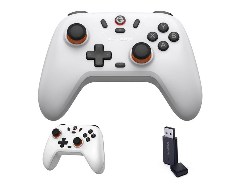 2.4G Wireless Controller for iPhone Android Bluetooth Controller Gamepad White Carousel 1