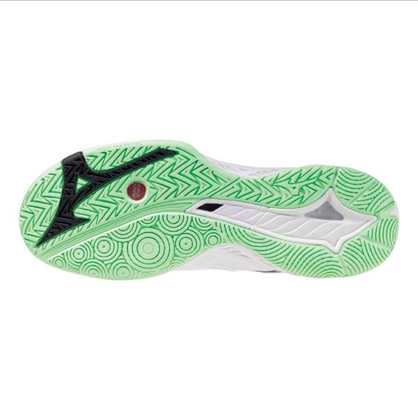 Mizuno Wave Fang 2 Wide White Green Men Unisex Badminton Sports Shoe 71GA2313-35 Carousel 1