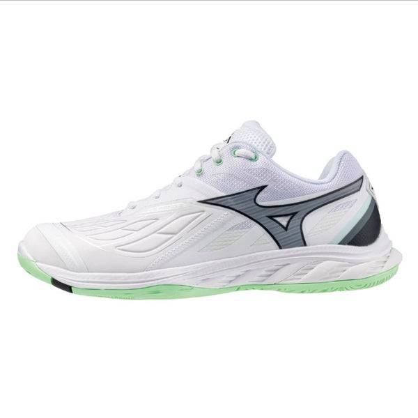 Mizuno Wave Fang 2 Wide White Green Men Unisex Badminton Sports Shoe 71GA2313-35 Carousel 2