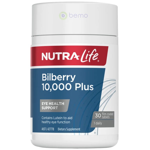 Nutra-Life, Bilberry 10000 Plus, 30 caps Carousel 1